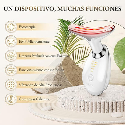 Masajeador Facial con Led Termico - Reductor de Papada e imperfecciones