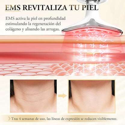 Masajeador Facial con Led Termico - Reductor de Papada e imperfecciones